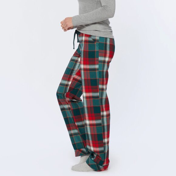Duluth Trading Co MEDIUM Free Swingin' Flannel Cargo Pocket Pajama Pants - Picture 6 of 12